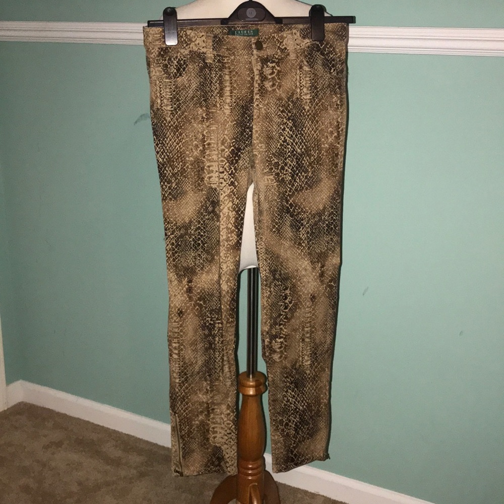 Lauren Animal Print Stretch Pant